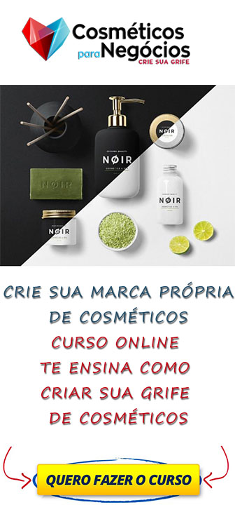 Cosméticos Para Negócios Crie Sua Grife
