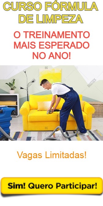 Curso limpeza de estofados - Fórmula de limpeza
