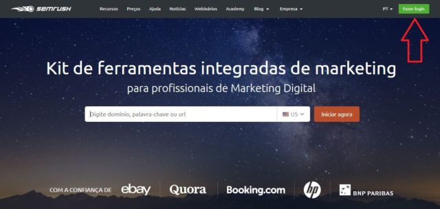 Como Usar o SEMrush para Pesquisa Competitiva de Palavras-Chave