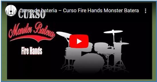 Curso de Bateria MONSTER BATERA "FIRE HANDS"